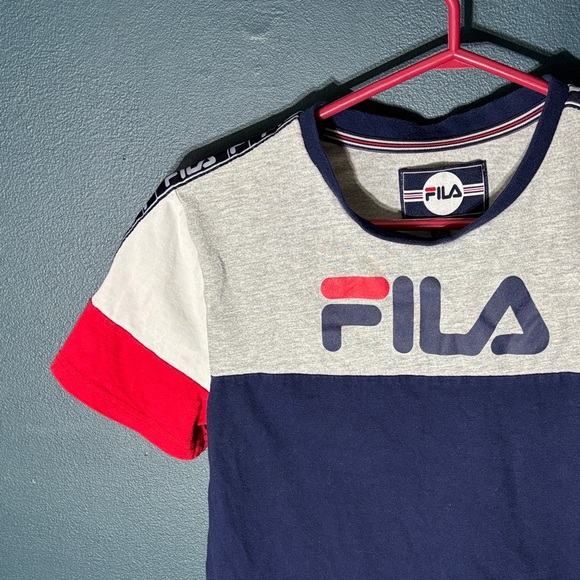 Fila Tri-Color Logo Tee - Picture 5 of 7